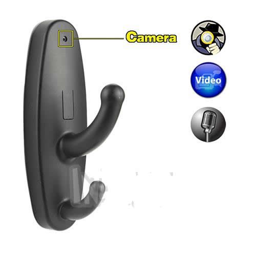 Cabide Espião c/ detecção de movimentos (Preto)